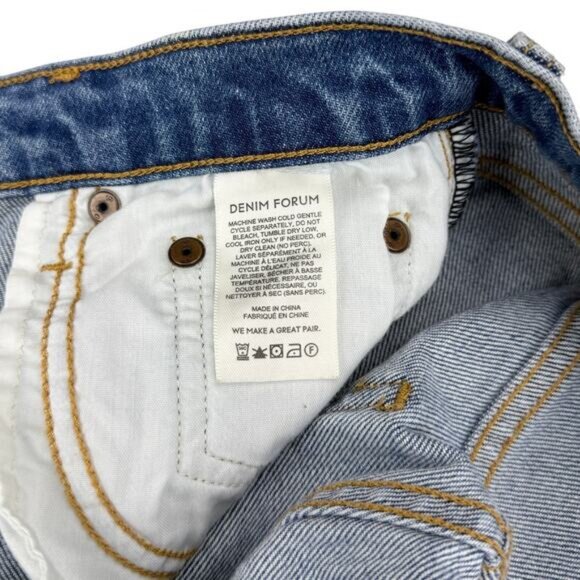 Aritzia Denim Forum The Yoko High Rise Slim Jean Women's Size 24 - Picture 7 of 9